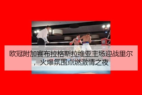 欧冠附加赛布拉格斯拉维亚主场迎战里尔，火爆氛围点燃激情之夜